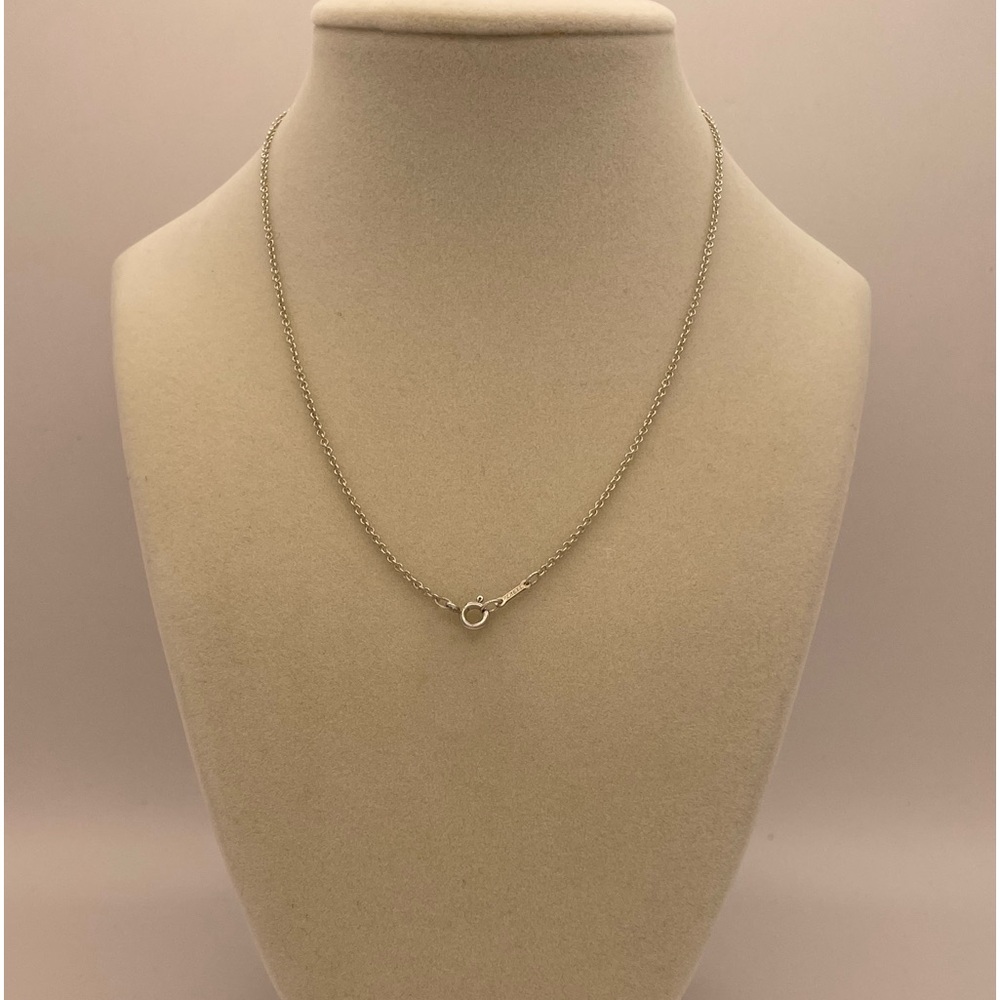 Tiffany & Co Elsa Peretti Sterling Silver .925 Necklace Stock #1017